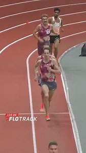 A BATTLE TO THE LINE 🔥 Teammates Cole Hocker and Cooper Teare sprint to the finish in the men’s 5k at the BU Terrier DMR Challenge, with Hocker narrowly getting the win in 12:57.82. Teare takes second in 12:57.97 as both he and Hocker, along with Jack Rayner and Gulveer Singh, hit the world standard. #BUDMRChallenge | FloTrack