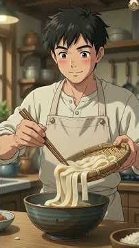 Studio Ghibli-inspired world and make a bowl of authentic Streamside Shan Noodles 🍜🌿✨