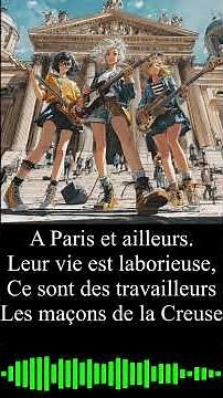 Les maçons de la creuse #plumesansvoix,#shorts #chansonfrancaise #creuse