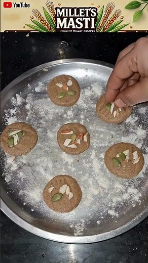 Foxtail Millet Biscuits 🥣 with Palm Jaggery | No Sugar Healthy #cookies | Homemade #milletsmasti