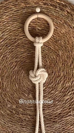Diy knot Rose #macrame#handmade#knot#artesanato#art#ornament#diy#norrisatelie