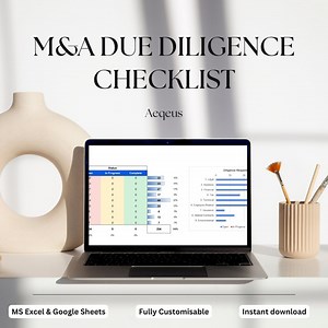 M&A Due Diligence Checklist - Merger and Acquisition - Etsy Australia