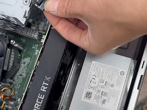 惠普台式机显卡拆装视频