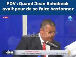 411K views · 9.6K reactions | [VIDÉO-SOUVENIR] Quand Jean Bahebeck avait peur de se faire bastonner. #Médiatude | Médiatude | Facebook