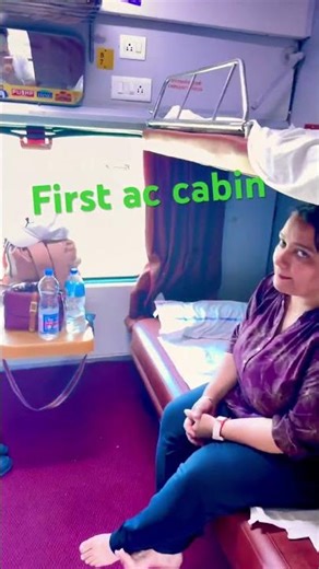 First class Ac train cabin view… #indianrailways #indianrailway #travel #incredibleindia