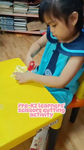 15K views · 184 reactions | Late upload. Scissors cutting activity by the Pre-K2 learners. #scissors #ECCD #fb #fbreelsfypシ゚viralシ #fbreelsfypシ゚ #fbreelsfypシ゚viralfbreelsfypシ゚viral #preschool #preschoolactivities | Lapid Kinderland Inc. | Facebook
