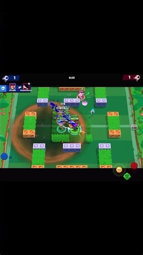 This Amber Gadget Trick Created an Unstoppable Wall of Fire 😱🔥| #brawlstars #supercell #mobilegaming