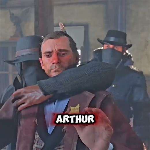 If Arthur gets arrested in chapter one... #rdr2 #reddeadredemption