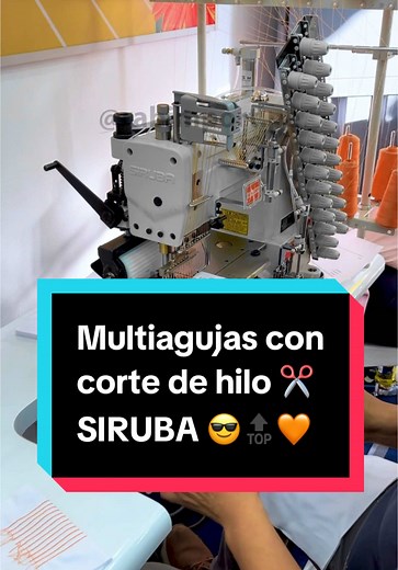 Multiagujas de SIRUBA con Corte de Hilo Automático VC-008