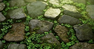 Creating Cobblestones and Clover in Substance Designer