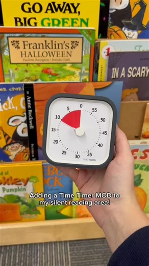 A little visual cue that makes silent reading actually stay… silent. #timetimer #adhd #homelife | Time Timer - Make Every Moment Count | Facebook