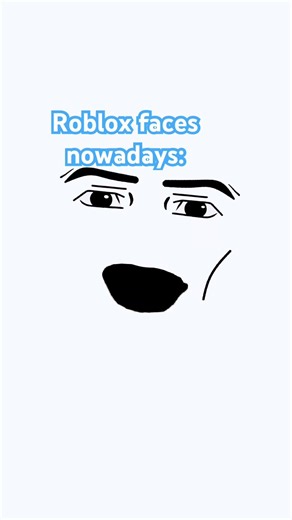 Roblox faces now: