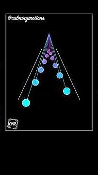 It's so satisfying when they sync up! 12 Pendulum Wave.