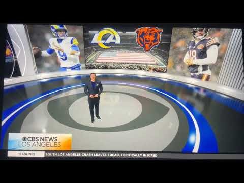 KCAL 9 CBS L.A. “Sports Central” Sunday Night open January 18, 2026