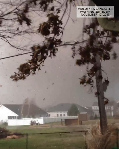 Incredible footage of the Washington, Illinois EF4 tornado that struck the area on this date 12 years ago. | The Weather Hub