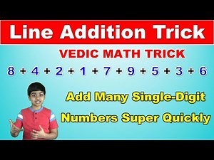 Effortlessly Adding Single-Digit Numbers in Your Mind Video Lecture | Vedic Math for Junior Classes - English - Class 1