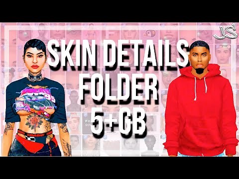 💛 CC FOLDER #3 || SKIN DETAILS FOLDER || 5.80+ GB