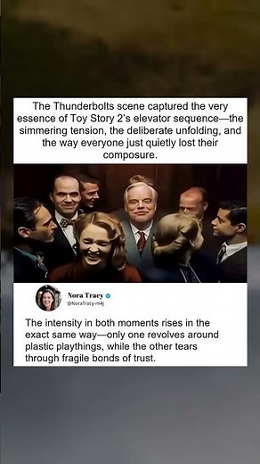 Thunderbolts Scene Echoes Toy Story 2 Elevator