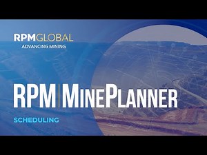 RPM MinePlanner - Next Generation Mine Planning & Scheduling Software