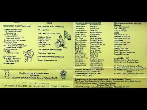 1987/88 University of Oregon Spirit Musical Revue
