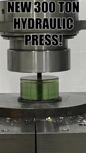 109K views · 750 reactions | OUR NEW 300 Ton Press vs. CD Disks!  #Crush #HydraulicPress #explosion #cd | Satisfying Shorts | Facebook