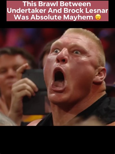 In July 2015, The Undertaker and Brock Lesnar erupted into a wild, chaotic brawl as their post-Streak feud boiled over. The fight spilled out of the ring, with both men throwing stiff shots and officials struggling to separate them, reinforcing the raw, personal hatred that defined their rivalry at the time. #wwe #brocklesnar #theundertaker #wweraw #wwenetwork #streak #wrestlemania #brawl #wrestling #foryou #fyp