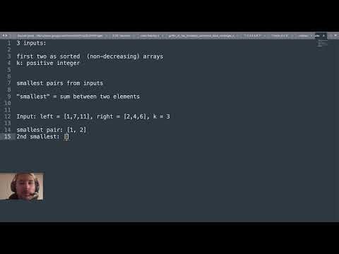Find K Pairs with Smallest Sums