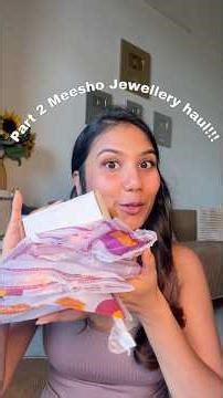 Part 2 Mesesho jewellery haul!!! #shreengaaar #jwellery