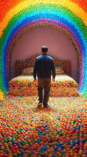 This Ball Pit Bedroom is Insane 😳 #shorts #aesthetic #wow