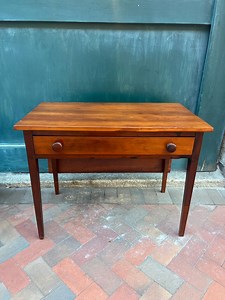 Antique Cherry Drop Leaf Table One Sided Folding Leaf Console End Hepplewhite - Etsy