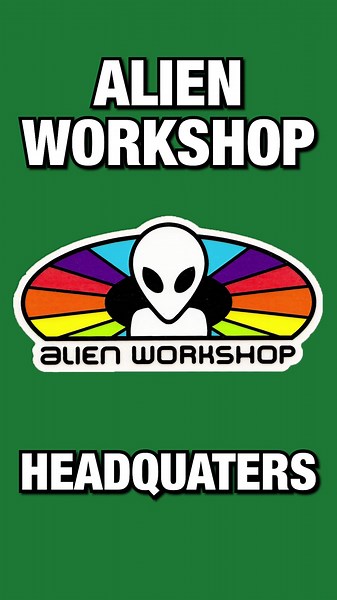 The secret truth of the Alien workshop headquarters 👽 🤫 #skateboarding #skateboardsetup