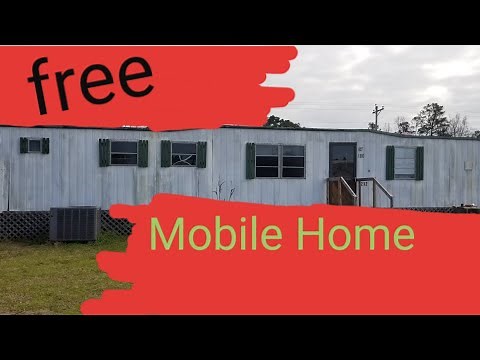Free mobile home after the tenant just moved out