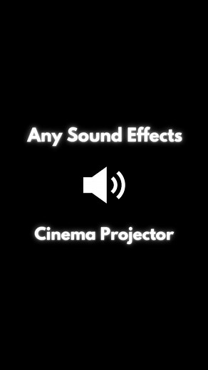 Sound Effect - Cinema Projector #soundeffect #sound #sounds #anysoundeffects #soundeffects #soundviral #soundtrack #effect #effects #cinema #cinematics #cinematic #projector #fy #fyp #fypage #foryou #foryoupage