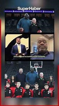 NBA legend Shaquille O'Neal spoke about his visit to Türkiye: "I love the Turkish people very much."