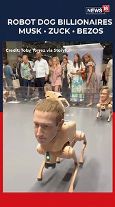 543K views · 1.7K reactions | Robot Dogs : রোবট কুকুর রূপে মাস্ক-জাকারবার্গ-বেজোস! #ElonMusk #MarkZuckerberg #JeffBezos #RobotDogs #News18Bangla | News18 Bangla | Facebook