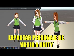 EXPORT VROID character to UNITY [2021]