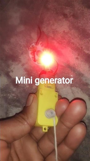 make Mini generator #experiment #dcmotor #project #inventiontech #diy
