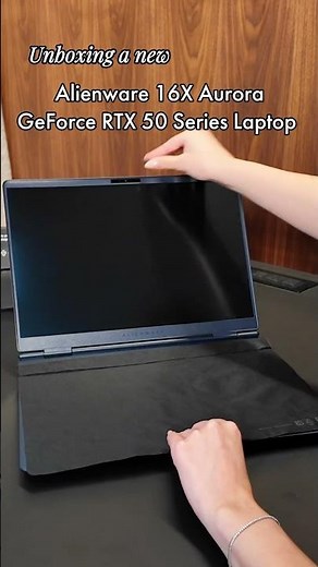Unboxing the Alienware 16 Aurora GeForce RTX 50 Series Laptop