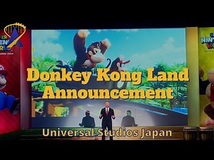 Donkey Kong Country Announcement for Universal Studios Japan