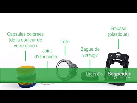 Comment monter le bouton-poussoir lumineux multicaps Harmony XB5