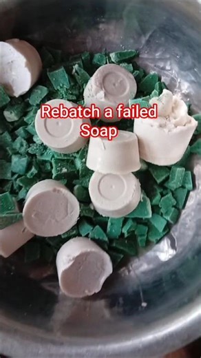 how to rebatch failed soap or soda soap