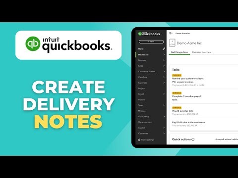 How to Create Delivery Notes in QuickBooks Online | Pro Tips