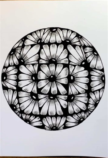 Flower doodles idea 🌸#drawingtutorial #arteterapia #doodles #easydoodles #pattern #zentangle #creatorsearchinsights