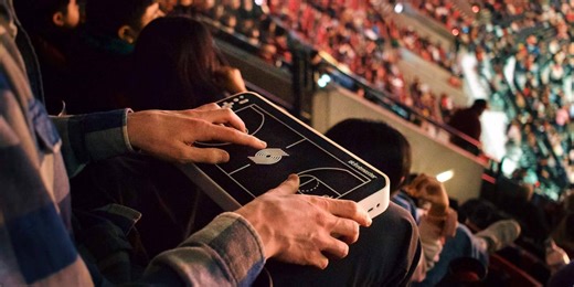 Visually impaired NBA fans experience the game on a new level with haptic device