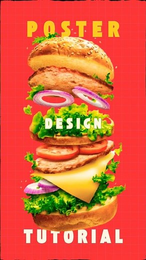 The #1 Canva Hack for Creating VIRAL Burger Posters in Minutes! #canvatutorial #burgerdesign