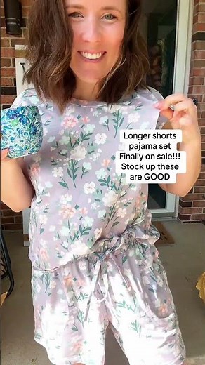 Cozy & Chic: Longer Inseam Pajama Set Review #pajamasets #womenssleepwear #pajamaset #pjs #QVC