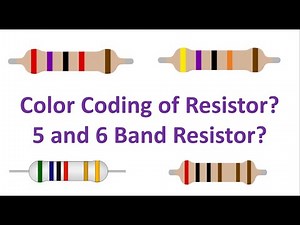 Color Coding of Resistor, 5 and 6 Band Resistor, How to read 5 and 6 Band Resistor