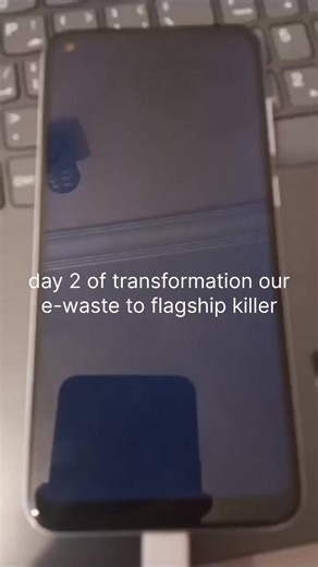 day 2 of transformation our e-waste to flagship killer 🥲🥀 i failed to install twrp #flagshipkiller #root #fyp #android #samsung