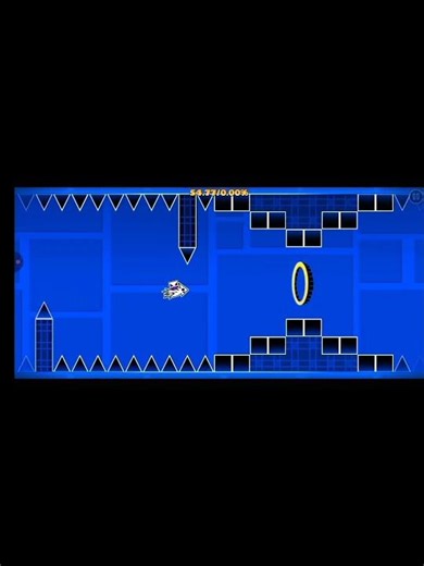 when i play the jumper level in geometry dash #games #geometrydash #memes #gd