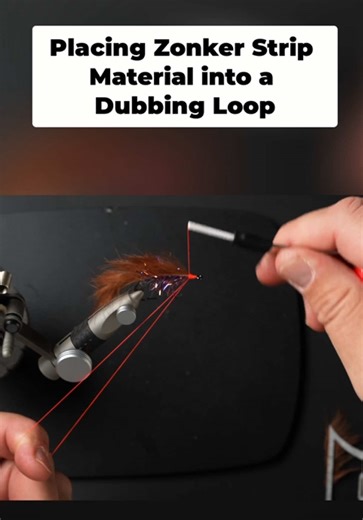 How to Use Zonker Strips in Dubbing Loops for Fly Tying